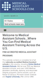 Mobile Screenshot of medicalassistantschools.com